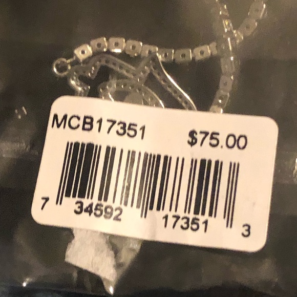 Hamsa Adjustable Bolo CZ, Fine Silver Bracelet - Picture 3 of 8